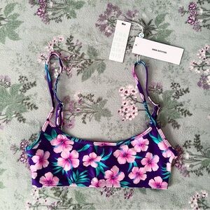Frankie’s Bikini Dallas Shine Bralette Bikini Top 🌸💜